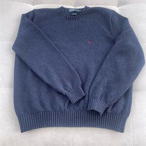 Ralph Lauren Blue Crewneck Sweater szXL